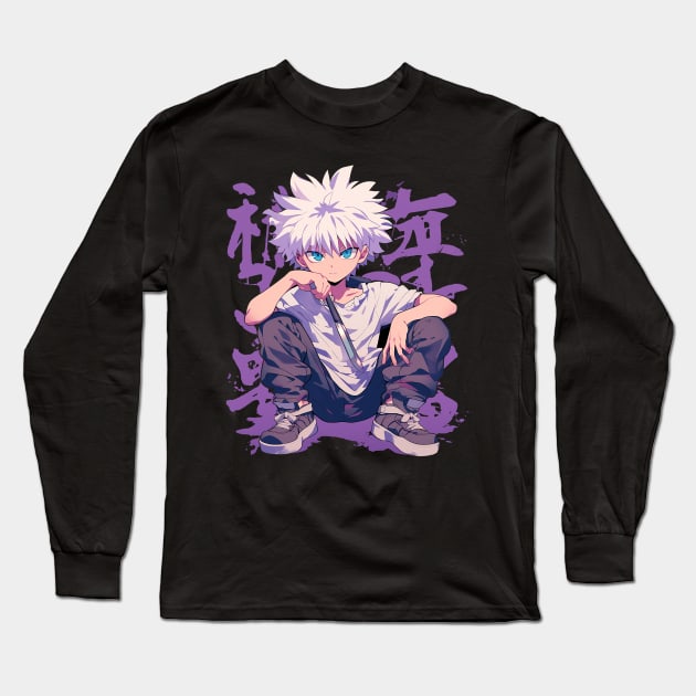 killua Long Sleeve T-Shirt by StevenBag